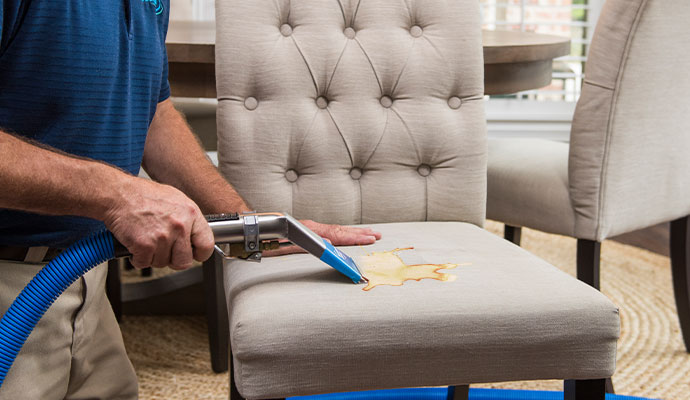 Spot Treating Upholstery Stains in Sarasota & Bradenton, FL