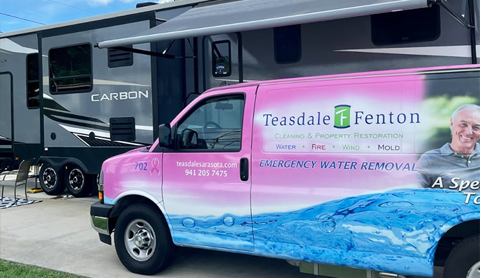 Teasdale Fenton service van
